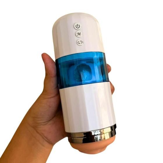 Imagem de Masturbador Masculino Rotativo Automático Vibrador Para Pênis Recarregável Punheta Masturbação Vagina Boneca Sexual