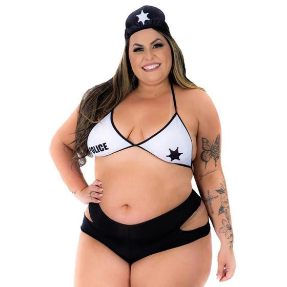 Imagem de Mini Fantasia Plus Size Xerife Pimenta Sexy