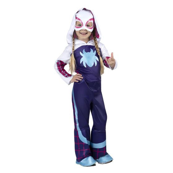 Imagem de Fantasia Infantil Ghost-Spider Marvel - Tamanho 3-4 anos