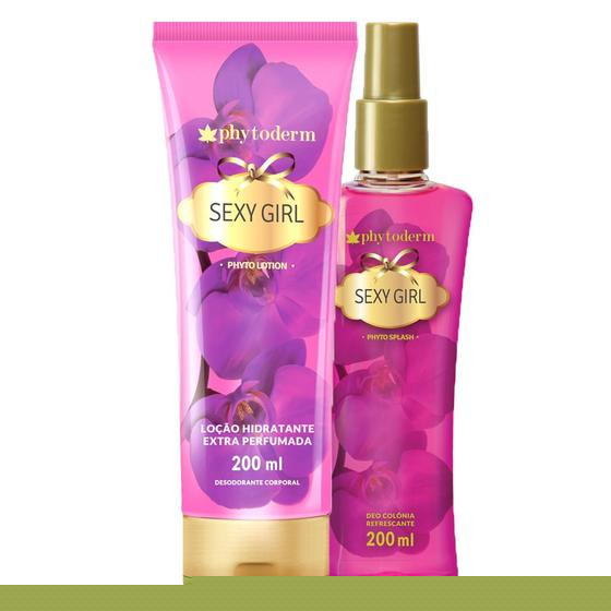 Imagem de Sexy Girl Phyto Phytoderm - Feminino - Deo Colônia - Perfume + Hidratante Corporal