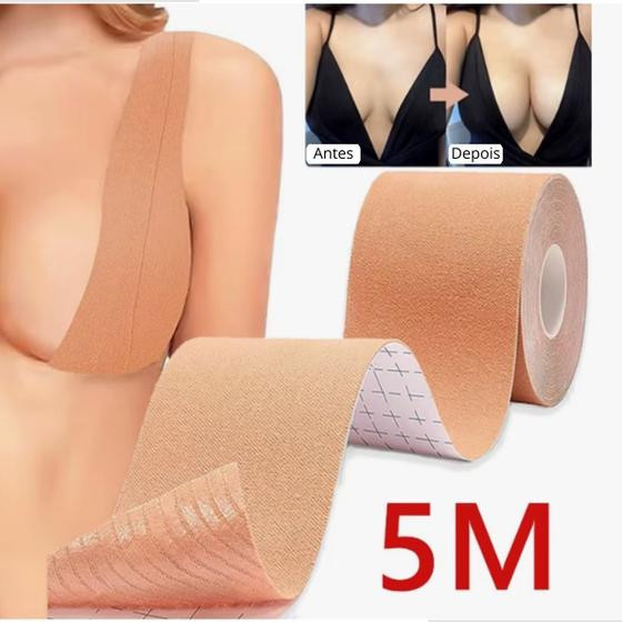 Imagem de Levanta Peito Adesivo Seios Sutiã Fita Invisível