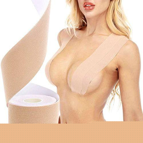 Imagem de Sutiã Adesivo Magico Invisível Levanta Seio Efeito Silicone - C33