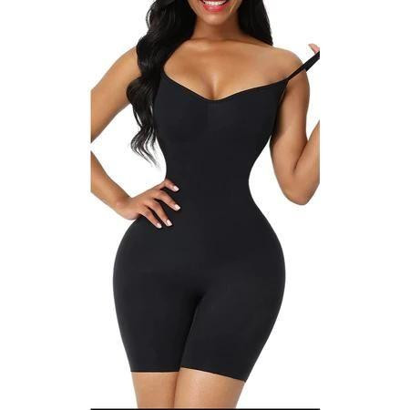Imagem de Body Macaquinho Feminino Costa Nua Bori Afina Cintura empina bumbum Alta Compressão Cinta Modeladora