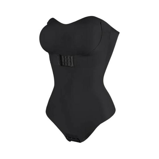 Body Modelador Feminino Sexy Com Sutiã, Calcinha Fio Dental, Cintura Fina, Fechamento Frontal - miss moly