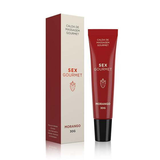 Imagem de Gel Comestível Sex Gourmet Sabor Morango - 30 g