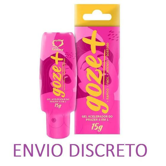 Imagem de Gel goze mais acelerador do prazer 4 in 1 15g sexy fantasy