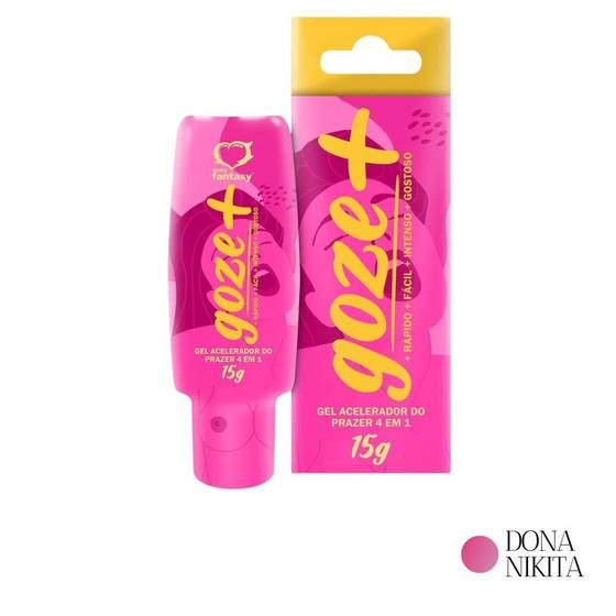 Imagem de Gel Lubrificante Goze + Acelerador do Prazer 4 em 1 15g Sexy Fantasy