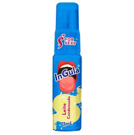 Imagem de Dessensibilizante p/ sexo Oral InGula Sabor Leite Condensado - Spray 15ml Garganta Profunda - For Sexy