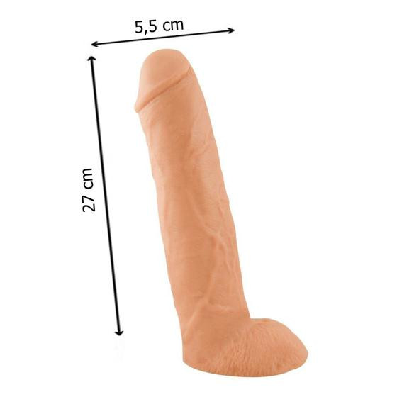 Prótese Maciça Com Escroto 27 X 5,5Cm - Sexy Fantasy