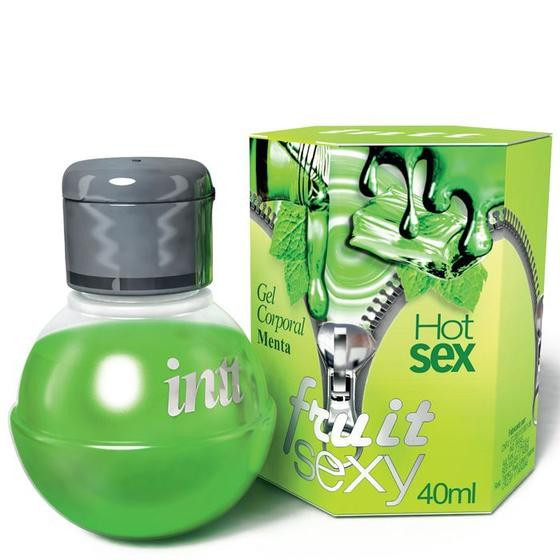 Imagem de Lubrificante Comestível Beijável Sabor Menta 40ml Fruit Sexy Intt