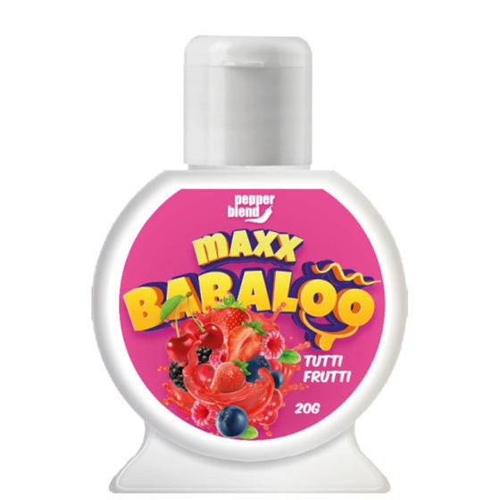 Imagem de Maxx babaloo gel comestível tutti frutti para sex* or@l 20g pepper blend