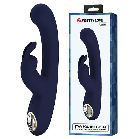 Imagem de Vibrador de Ponto G e Clitóris com Tela Led Lamar Azul