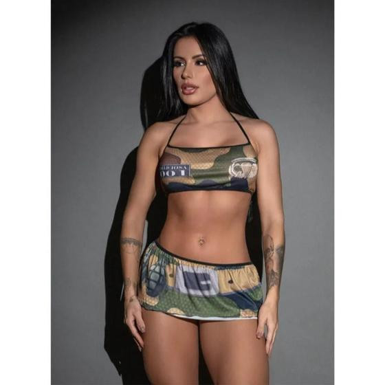 Fantasia Fetiche Esquadrão Deliciosa Pimenta Sexy