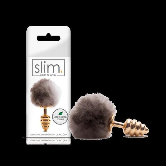 Plug Anal Escalonado com Rabo de Coelho - Sexy Fantasy Slim