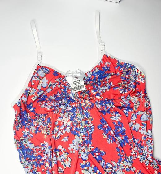 Camisola Estampada Wilge em Liganete Plus Size XG1 Pijama