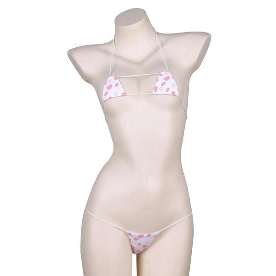 Conjunto De Biquíni Branco E Preto Feminino Design Simples Japonês Lingerie Sexy Sutiã De Algodão - others