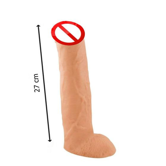 Prótese Maciça Com Escroto 27 X 5,5Cm - Sexy Fantasy