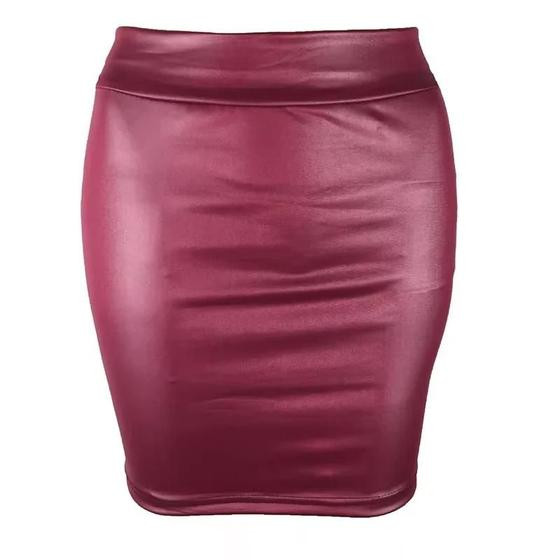 Saias Mini De Cintura Alta E Ajuste Slim Para Mulheres, Estilo Vintage, Saia Lápis Bodycon Sexy Para - others