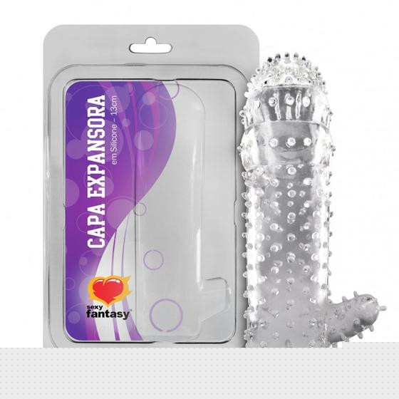 Imagem de Prótese Oca Com Estimulador Sexy Fantasy