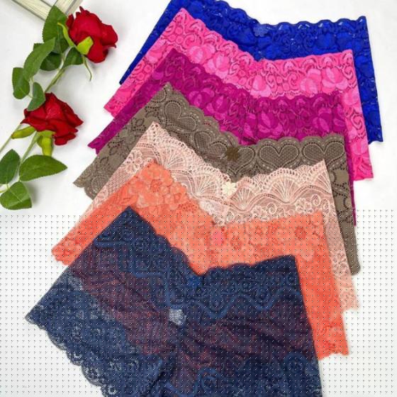 Imagem de Calcinha Renda Short Box Calesson Sexy Conforto 10 Peças