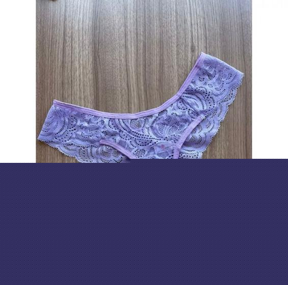 Kit com 5 Calcinhas em Renda Fio Dental Sexy Lingerie Feminina Sensual Moda Intima - .