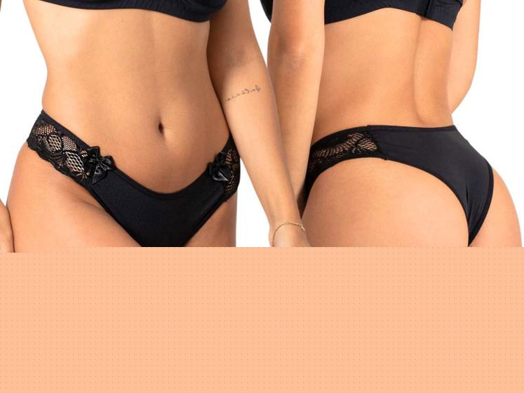 Imagem de Kit 10 Calcinhas Lateral Renda Microfibra Poliamida Atacado Calcinha feminina confortável e sexy