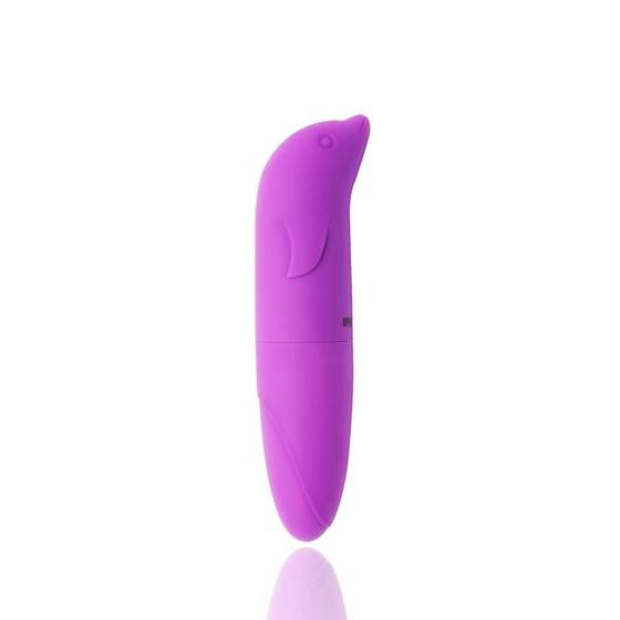 Imagem de Vibrador Ponto G Aveludado Formato Golfinho Pink