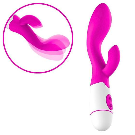 Imagem de Vibrador Ponto G e Clitóris Recarregável Female Pink