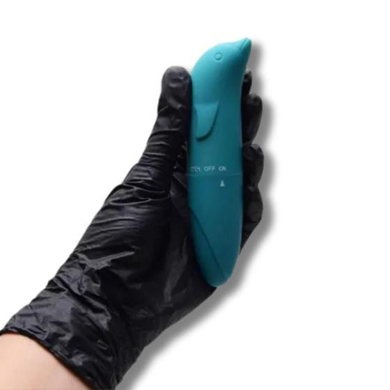 Imagem de Vibrador Feminino Golfinho Aveludado Portátil Ponto G