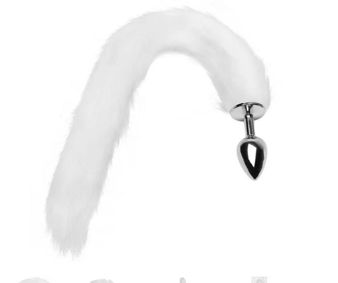 Imagem de Plug Anal P Rabo De Raposa Branco Sexy Import