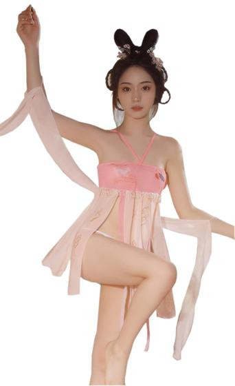 Imagem de Vestido feminino sexy de cosplay Cheongsam da SINROYEE, roupa de empregada doméstica, de Halloween, roupa clássica de cosplay egípcia ou chinesa (20)