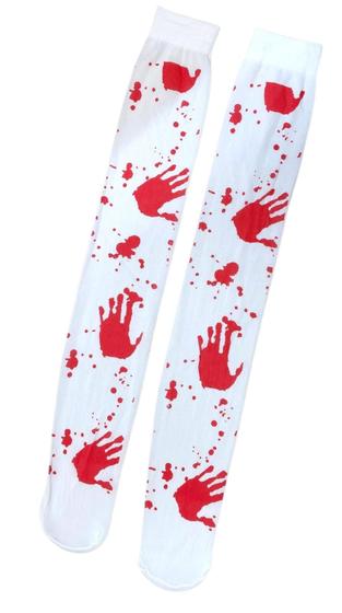 Imagem de Meias 7/8 Anime Cosplay Gótico Longa Sexy P/ Festa Halloween