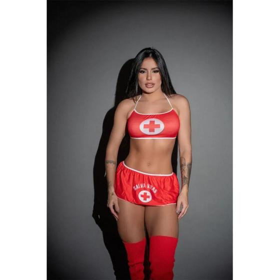 Imagem de Fantasia Fetiche Salva Vidas Pimenta Sexy