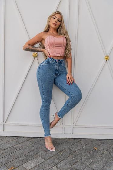 Imagem de Calça Jeans Empina Bumbum Modeladora Amora