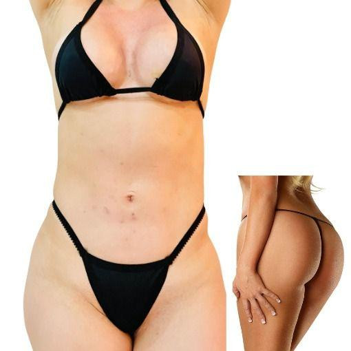 Imagem de Conjunto Lingerie Sensual Sex Calcinha Fio Dental E Sutiã R53