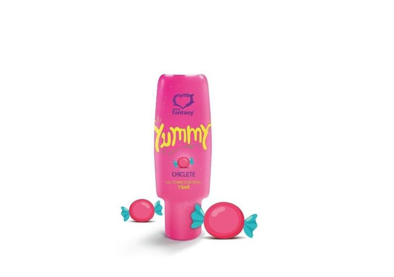 Imagem de Gel Yummy Excitante Unissex Beijável Sabor Chiclete 15 Ml