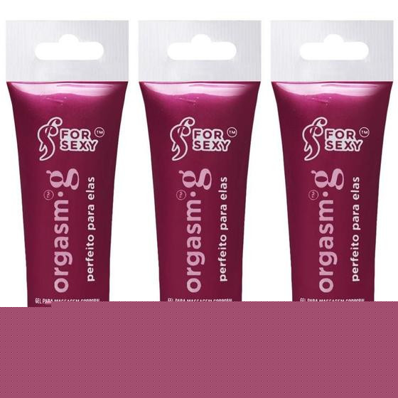 Imagem de KIT 03 Gel Intimo Feminino Excitante Orgasm.g 18G - For Sexy