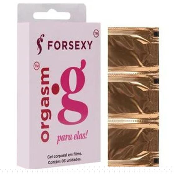 Imagem de Orgasm.g Excitante Gel Filme Para Elas 03 Unidades For Sexy