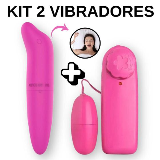 Imagem de Vibrador Feminino Kit Golfinho Ponto G Spot + Bullet Estimulador De clitóris - Sex Shop