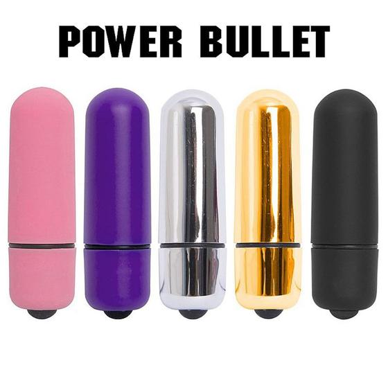 Vibrador power bullet estimulador de clitóris com 10 vibrações - Sexy Import