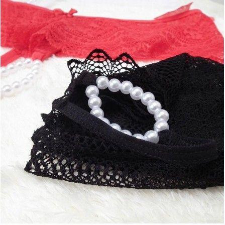Calcinha Tailandesa Fio Sexy Pérolas Massageadora Sensual Lingerie Renda Luxo Feminina Atacado - Golden Modas