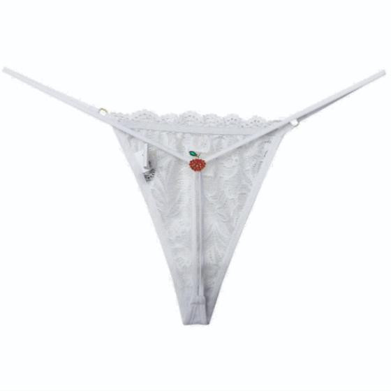 Calcinha Meiga Sexy em Renda Só o Fio com Biju - LINGERIE SENSUALLE