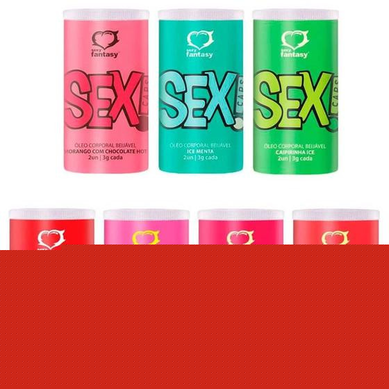 Sex Caps Bolinha Beijável 02 Unidades Sexy Fantasy
