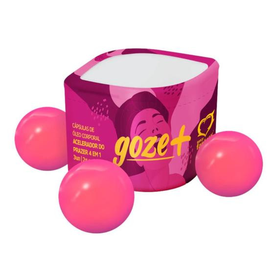 Imagem de Bolinha Explosiva Goze Mais 4 em 1 Feminino 3 unidades Sexy Fantasy