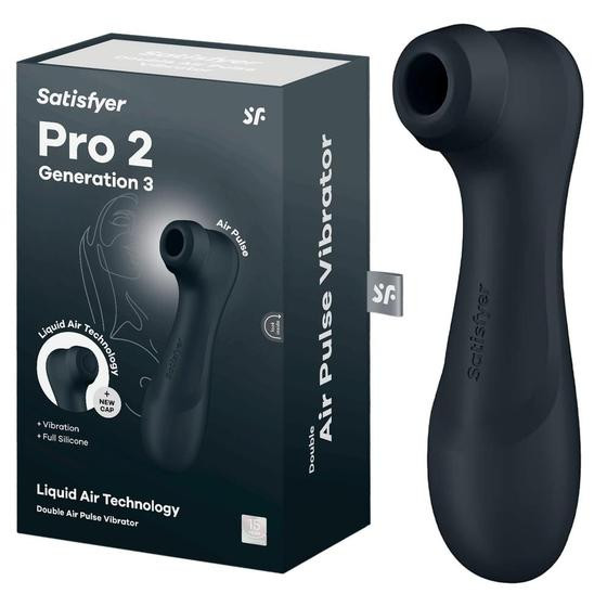 Estimulador Clitoris Satisfyer Pro 2 Generation 3 App Vibração Silicone Controle por Aplicativo Bluetooth