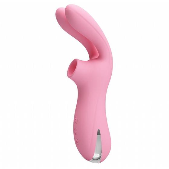 Vibrador - dupla estimulação - recarregável - suga e vibra - ralap - SEXY IMPORT