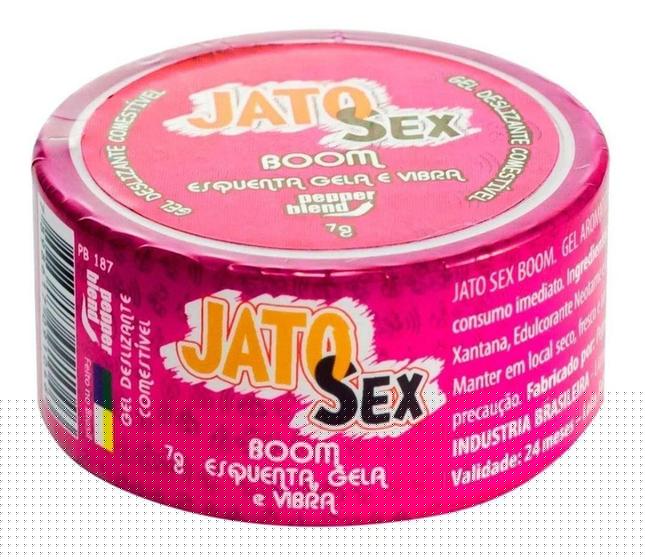 Gel Funcional Comestível Jato Sex Boom Esquenta Gela E Vibra - Ben Folheados