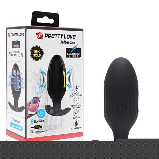 Plug Anal Vibro Jefferson Aplicativo Pretty Love Sexy Import