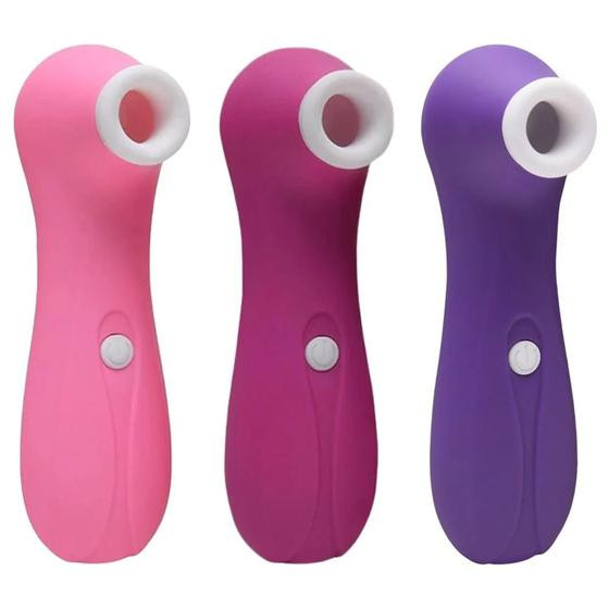 Imagem de Estimulador Feminino 7 Vibrações Ondas Leve Sucção