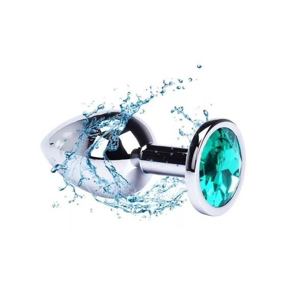 Imagem de Plug Anal em Aço com Joia Tamanho M